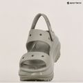Women's Crocs Mega Crush elephant grey sandals 17