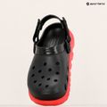 Crocs Duet Max II Clog black/varsity red slides 9
