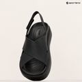 Women's Crocs Brooklyn Luxe Cross Strap sandals black 16