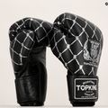 Top King Boxing Chain black/silver boxing gloves 6