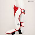 Top King Shin Guards tibia and foot protectors Blend white/red 8