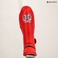 Top King Pro Semi Leather red tibia and foot protectors 8