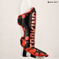 Top King Rose black tibia and foot protectors 7