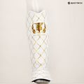 Top King Chain Semi Leather white/gold tibia and foot protectors 8