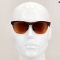 Oakley Frogskins Lite matte brown tortoise/prizm brown gradient sunglasses 9