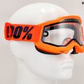 100% Accuri 2 Enduro MTB cycling goggles neon/orange/clear 7