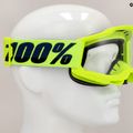 100% Accuri 2 fluo/yellow/clear cycling goggles 7