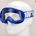 Children's cycling goggles 100% Strata 2 Junior blue/clear 7