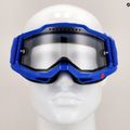 100% Accuri 2 Enduro MTB blue/clear cycling goggles 7