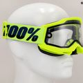 100% Accuri 2 Enduro MTB fluo/yellow/clear cycling goggles 7