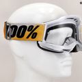 100% Accuri 2 shiv/clear cycling goggles 7