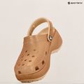 Crocs Classic Platform Glitter shitake women's slides 16