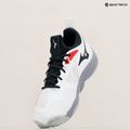 Men's volleyball shoes Mizuno Wave Momentum 3 white/salsa/black 9