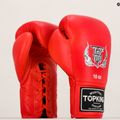 Top King Muay Thai Pro red boxing gloves 7