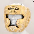 Top King Super Star white/gold boxing helmet 8