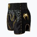 Men's training shorts Venum Serpenti Muay Thai black/silver/gold 3