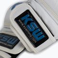 KSW grappling gloves leather white 5
