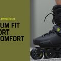 Rollerblade Twister XT women's roller skates black 07221100 2A2 14