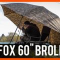 Fox International 60" Camo Brolly brown carp umbrella CUM268 4