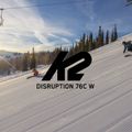 Women's downhill ski K2 Disruption 76C W + 10 Compact Quikclik Free white 10G0406.143.1 12