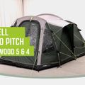Outwell Springwood green 4-person camping tent 111210 6