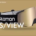 Salomon S/View grey/red ski goggles L41488000 7