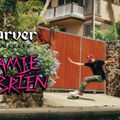 Carver C7 Raw 33.5" JOB Camo Tiger 2022 Complete brown and green surfskateboard C1013011141 17