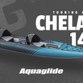 Aquaglide Chelan 140 blue 584121105 2-person inflatable kayak 8