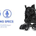 Powerslide Phuzion Argon 80 men's roller skates black 940666 15