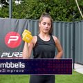 Neoprene dumbbell 6kg Pure2Improve grey P2I201440 7