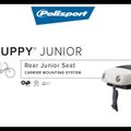 Polisport Guppy Junior CFS grey FO rear rack bike seat 8636100012 8