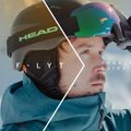HEAD F-LYT red/black ski goggles 394372 9