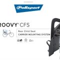 Polisport Groovy CFS FO children's bike seat brown 8406100016 7