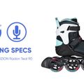 Powerslide women's roller skates Phuzion Radon Teal 90 black 902011 15