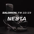 Women's snowboard bindings Salomon Nesta black L41778100 10