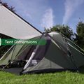 Coleman Rock Springs 4 person camping tent 4 green 2000038888 7