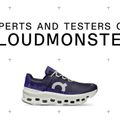 Women's running shoes On Cloudmonster undyed white/white 14