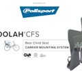 Polisport Koolah CFS rear rack bike seat grey beige FO 8631500013 7