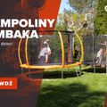 HUMBAKA Super 244 cm orange garden trampoline Super-8' Tramps 27