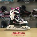 Children's roller skates FILA Wizy black/salmon 10