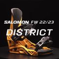Men's Salomon District snowboard bindings black L41776000 9