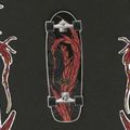 Surfskate skateboard Carver C7 Raw 31.25" Knox Phoenix 2022 Complete black and red C1013011133 12