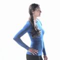 Women's thermal base layer top icebreaker 200 Oasis Crewe espresso 7