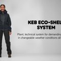 Men's Fjällräven Keb Eco-Shell rain jacket black F82411 21