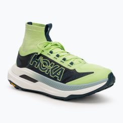 Men's HOKA Tecton X 3 tart apple/blue twilight running shoes