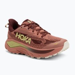 Women's running shoes HOKA Challenger 8 blush/dark cedar