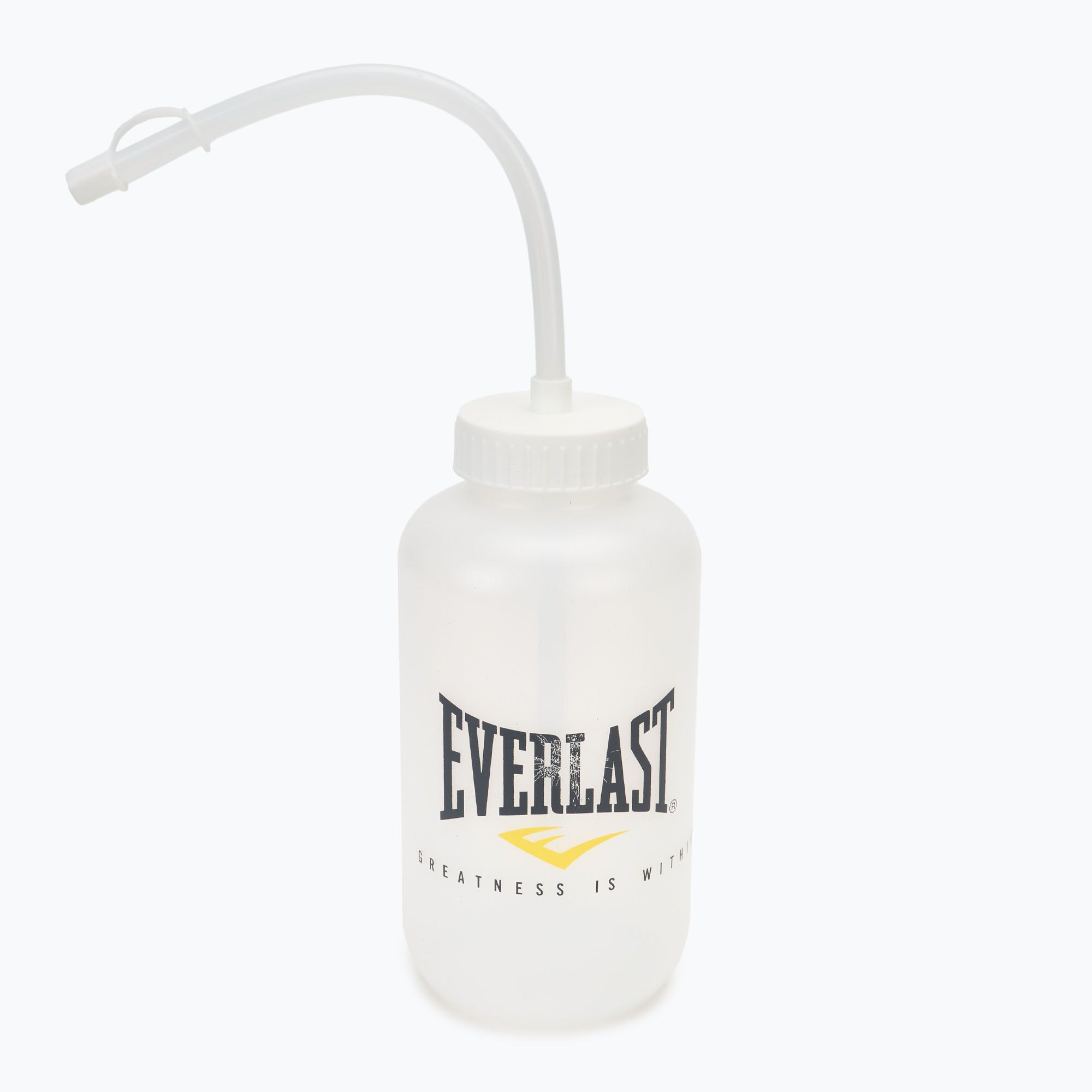 Bidon with straw Everlast EV1980 white Sportano