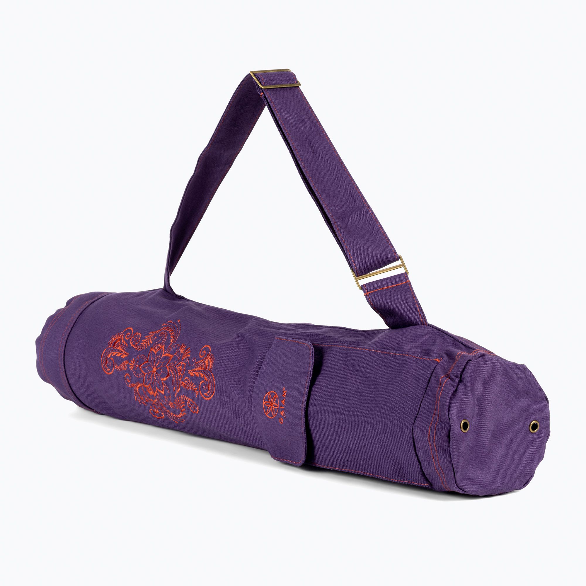 Gaiam yoga mat bag purple 62914 