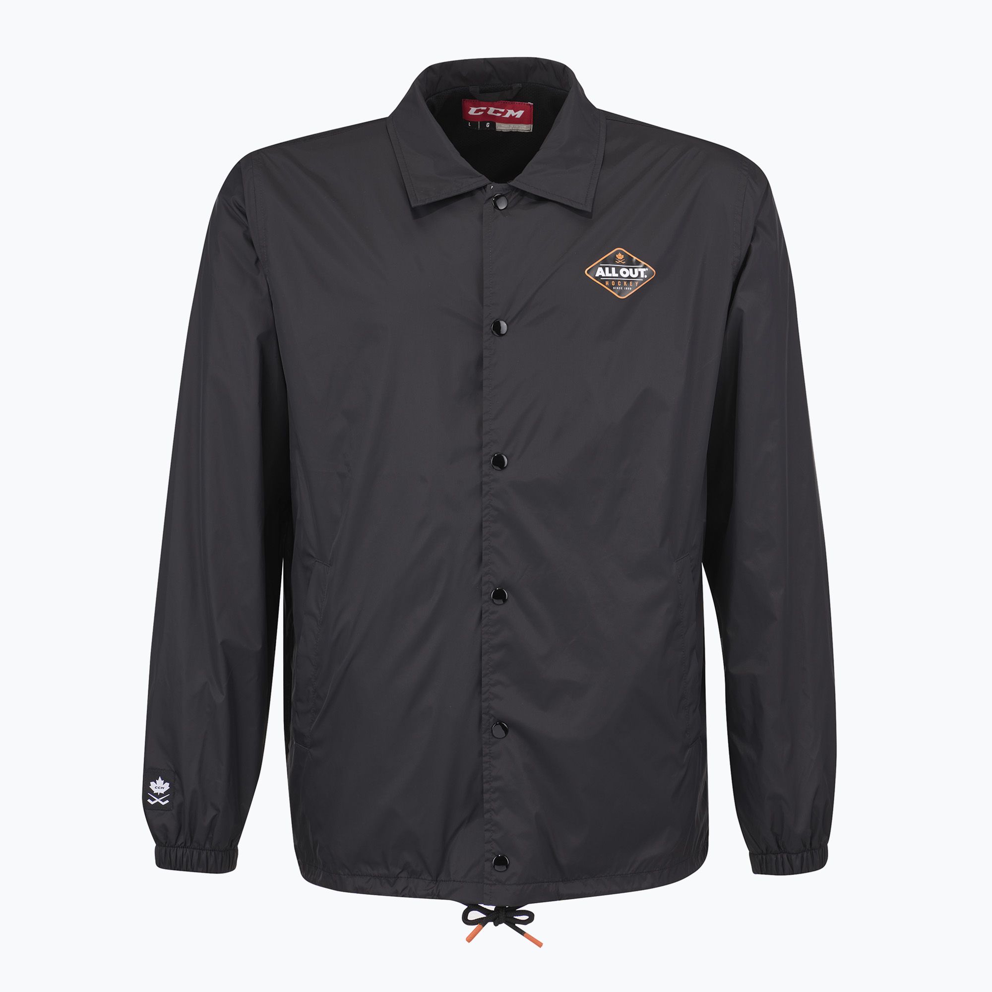 Men's CCM All Outside Coach SR jacket black (JCJ26A) - Sportano.com