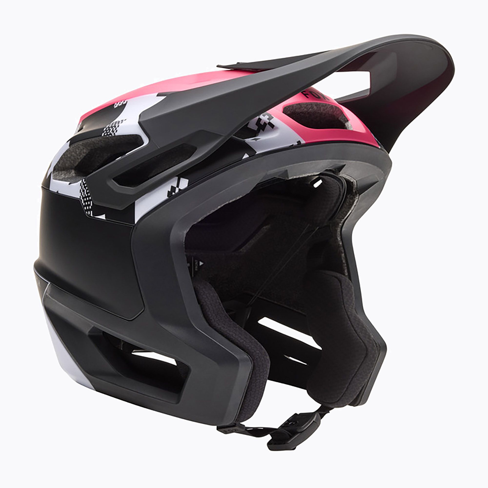 Fox Racing Dropframe Pro Digi Image black/white bike helmet (33472_018 ...